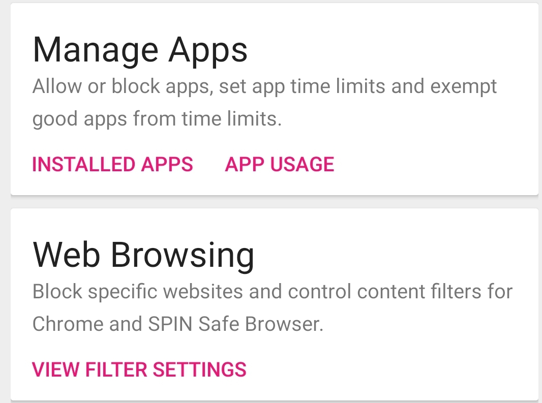 manage apps and website connections